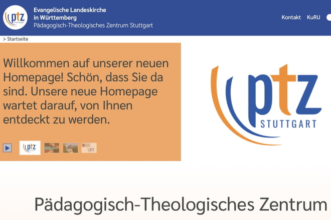 Das ptz hat eine neue Website (Direktlink zur Seite)